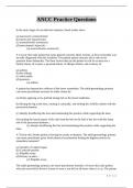 ANCC Practice Questions