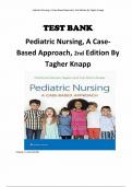 TEST BANK For Pediatric Nursing- A Case-Based Approach&comma; 2nd Edition by &lpar;Tagher&comma; 2024&rpar;&comma; Verified Chapters 1 - 34&comma; Complete Newest Version