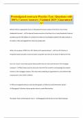 Promulgated contracts Practice Test &vert; Questions with 100&percnt; Correct Answers &vert; Updated 2025 &vert; Guaranteed A