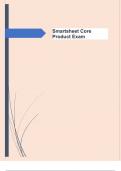 Smartsheet Core Product Exam Questions and Answers 100&percnt; Solved