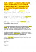 NUTR 100 EXAM 1 QUESTIONS AND ANSWERS ACTUAL COMPLETE EXAM SOLUTION THAT COVERS 2024&sol;2025 WITH CORRECT VERIFIED ANSWERS BEST GRADED TO SCORE A&plus; FOR SUCCESS