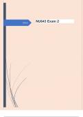 NU643 Exam 2 Questions and Answers  100&percnt; Solved &vert; Already Rated A&plus;
