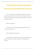 Comprehensive History Exemption Exam Prep&colon; Guaranteed 100&percnt; Success