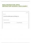 NAUI INSTRUCTOR &lpar;NAUI INSTRUCTOR SCHOOL&rpar; 2025 EXAM&excl;&excl;