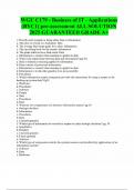 WGU C179 - Business of IT - Applications &lpar;BYC1&rpar; pre-assessment ALL SOLUTION 2025 GUARANTEED GRADE A&plus;