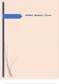 NU643&colon; Module 2 Exam Questions with  100&percnt; Verified Detailed Answers