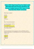 Astro 1 PSU Final Exam Prep Test Bank Latest  2025 With 430 Exam Practice Questions And  Correct Verified Answers&sol; PSU Astro 1 Exam  Prep Questions Bank&sol; Astronomy