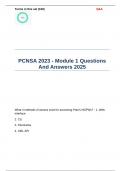 PCNSA - Module 1 Questions And Answers 2025