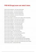 FHD All Drugs exam set rated 5 stars