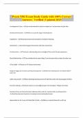 Praxis 5282 Exam Study Guide with 100&percnt; Correct Answers &vert; Verified &vert; Updated 2025