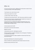 PTB 1-15 &vert; ALL FREQUENTLY TESTED ACTUAL EXAM QUESTIONS AND ANSWERS &vert; ACCURATE AND VERIFIED FOR GUARANTEED PASS &vert; ALREADY GRADED A&plus;