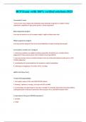 Bcp exam &lpar;Latest 2024&sol; 2025 Update&rpar; Questions and Verified Answers&vert; 100&percnt; Correct&vert; Grade A&plus;