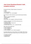 Jean Inman Questions-Domain 2 with complete solutions