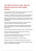 SYG 2000 UCF EXAM 1&comma; 2024 - 2025&comma; 100 Questions and answers with Complete Solutions&period;