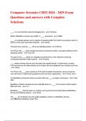 Computer forensics CHFI 2024 - 2025 Exam Questions and answers with Complete Solutions