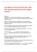 SYG 2000 UCF FINAL EXAM&vert; ALL FREQUENTLY TESTED ACTUAL EXAM QUESTIONS AND ANSWERS &vert; ACCURATE AND VERIFIED FOR GUARANTEED PASS &vert; ALREADY GRADED A&plus;