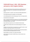 NURS 6035 Exam 1&vert; ALL FREQUENTLY TESTED ACTUAL EXAM QUESTIONS AND ANSWERS &vert; ACCURATE AND VERIFIED FOR GUARANTEED PASS &vert; ALREADY GRADED A&plus;