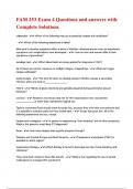FAM 253 Exam 4 Questions and answers with Complete Solutions