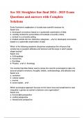 Soc 101 Straighter line final 2024 - 2025 Exam Questions and answers with Complete Solutions&period;