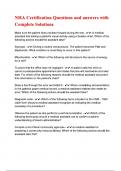 NHA Certification 2024 - 2025 Questions and answers with Complete Solution