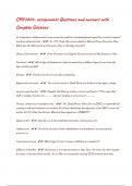 CMY2602-&vert; ALL FREQUENTLY TESTED ACTUAL EXAM QUESTIONS AND ANSWERS &vert; ACCURATE AND VERIFIED FOR GUARANTEED PASS &vert; ALREADY GRADED A&plus;