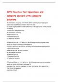 SFPC Practice Test Questions and complete answers with Complete Solutions&period;