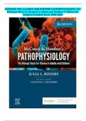 Test Bank For Pathophysiology The Biological Basis for Disease in Adults and Children 9th Edition By McCance&comma; Huether WITH RATIONALES 2024&sol;2025&vert; All Chapters included &vert;LATEST