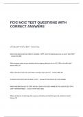 FCIC NCIC TEST QUESTIONS WITH CORRECT ANSWERS