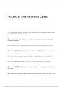 FCIC NCIC Test- Response Codes