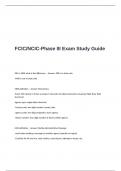 FCIC NCIC-Phase III Exam Study Guide