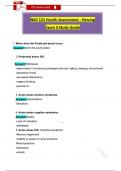 Study Bundle for Herzing NSG 121 Exam 1&comma; 2&comma; 3 & 4 Study Guide&colon; ALL IN ONE Health Assessment Tested &lpar;Latest 2025 &sol; 2026&rpar; &lpar;A&plus; Guarantee&rpar;