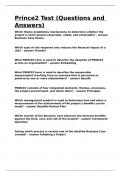 Prince2 Test &lpar;Questions and Answers&rpar;&period;