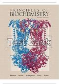 Principles of Biochemistry 4th Edition Test bank by &lpar;Horton&rpar; latest 2024 ISBN&colon;9780136217152 ALL CHAPTERS COVERED