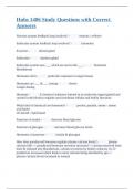 Hubs 1406 Study Questions with Correct Answers