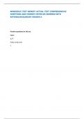 WONDERLIC TEST NEWEST ACTUAL TEST COMPREHENSIVE  QUESTIONS AND CORRECT DETAILED ANSWERS WITH  RATIONALES&vert;ALREADY GRADED A