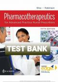 Test Bank for Pharmacotherapeutics for Advanced Practice Nurse Prescribers Fifth Edition by Teri Moser Woo & Marylou V&period; Robinson ISBN 9780803669260 Chapter 1-55 &vert; Complete Guide A&plus;