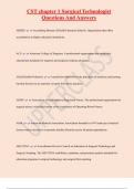 CST chapter 1 Surgical Technologist Questions And Answers