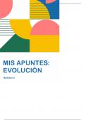 Evoluci&oacute;n 
