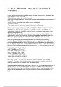 FLORIDA DMV PERMIT PRACTICE QUESTIONS & ANSWERS