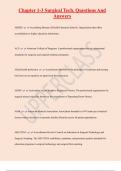 Chapter 1-3 Surgical Tech&period; Questions And  Answers