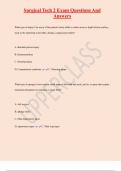 Surgical Tech 2 Exam Questions And  Answers