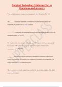 Surgical Technology Midterm Ch 1-6 Questions And Answers