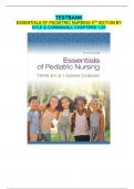 TESTBANK ESSENTIALS OF PEDIATRIC NURSING 5TH EDITION BY KYLE & CARMAN&sol;ALL CHAPTERS 1-29