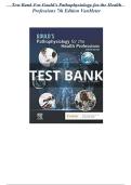TestBank Goulds Pathophysiology for the Health Professions 7th Edition VanMeter