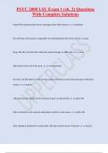 PSYC 2000 LSU Exam 1 &lpar;ch&period; 2&rpar; Questions  With Complete Solutions