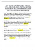 HESI PN OBSTETRICS&sol;MATERNITY PRACTICE  EXAM&comma; PEDIATRICS HESI PN REVIEW&comma; HESI PEDS&comma;  PN HESI PEDS&comma; PEDS & MATERNITY HESI&comma; HESI  MATERNITY&sol;PEDIATRIC REMEDIATION