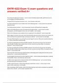 ENTR 4222 Exam 1 exam questions and answers verified A&plus;
