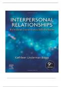 test bank interpersonal relationships professional communication skills for nurses by elizabeth c&period;arnold kathleen underman boggs