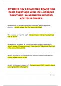 DITCHING KSV 2 EXAM 2025&vert; BRAND NEW  EXAM QUESTIONS WITH 100&percnt; CORRECT  SOLUTIONS &vert; GUARANTEED SUCCESS&vert;  ACE YOUR GRADES&period;