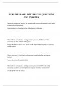 NURS 311 EXAM 1 2025 VERIFIED QUESTIONS AND ANSWERS